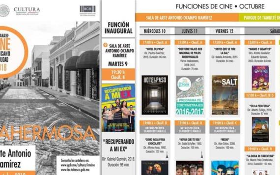 Tendrá Villahermosa Semana de Cine Mexicano , conoce los detalles
