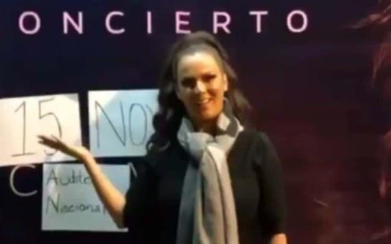 Se equivocan en la publicidad de concierto de Edith Márquez y ella responde de la mejor manera