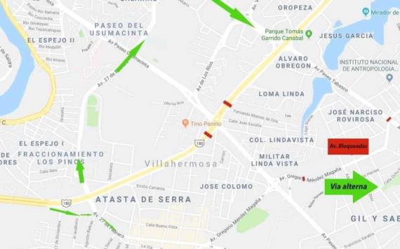 Maestros bloquean vialidades en Villahermosa; conoce las vías alternas