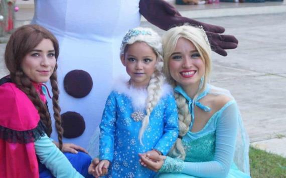 Diversión con Frozen en festejo de Jackie Torres