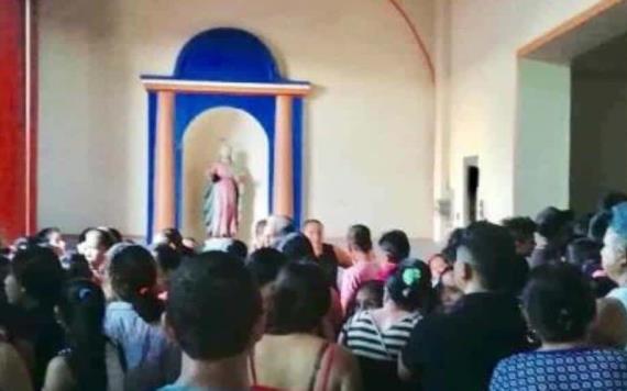 Consterna a Tabasqueños el asesinato de una mujer en la Iglesia de Cupilco