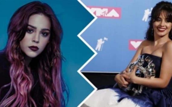 Critican en redes a Danna Paola de copiar canción de Camila Cabello