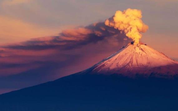 Popocatépetl registra 5 explosiones y 2 sismos