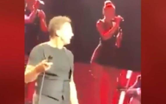 Luis Miguel golpea a empleado durante concierto, quedó grabado en #VIDEO