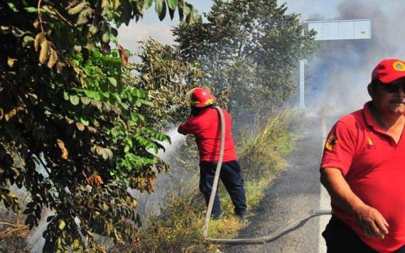 550 incendios en pastizales en lo que va del año