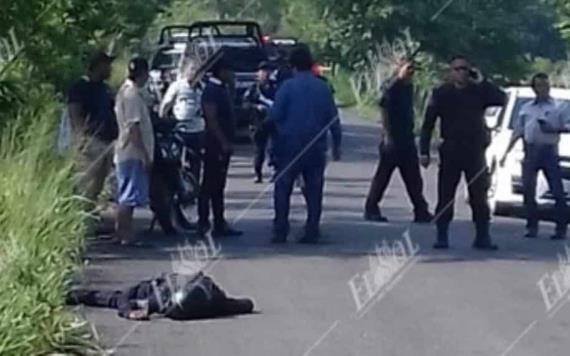 Matan a balazos a dos policías en Tabasco, les dispararon a quemarropa