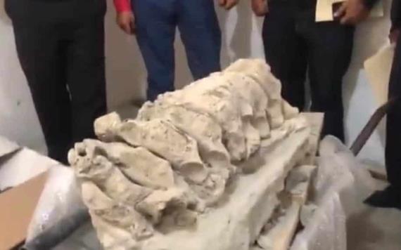 Encuentran restos fósiles de mamut, perro lobo gigante y camello en el estado de Puebla