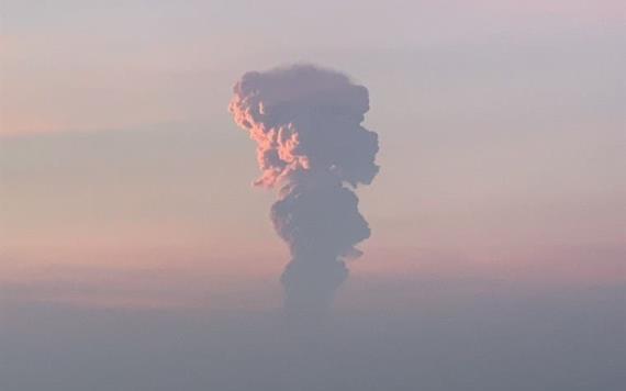 El Popocatépetl registra explosión de 5km de altura