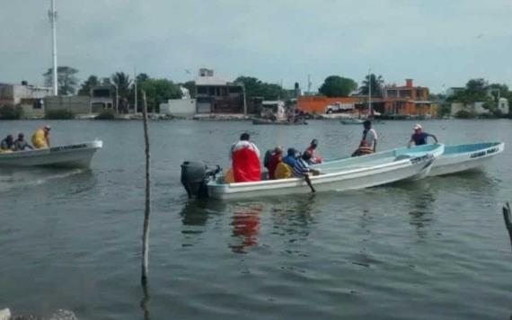 Hay tres pescadores tabasqueños perdidos en el mar