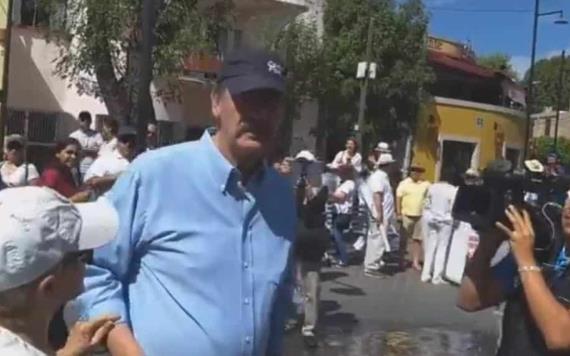 Corren a Vicente Fox de marcha anti AMLO