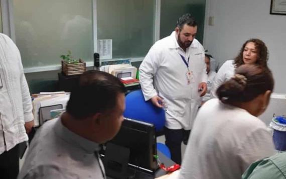 Hacen recorrido sorpresa en Hospital Rovirosa