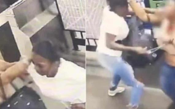 Pelea de mujeres en el metro de Nueva York, una de ellas murió
