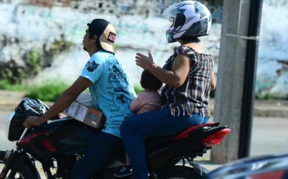 Motocicletas, peligro para menores; este es el saldo semanal que dejan las motos