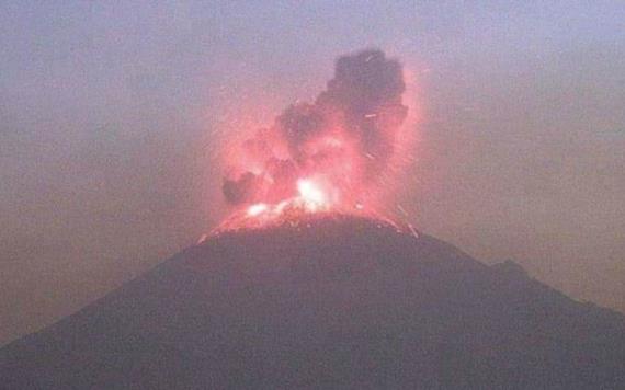 Siguen las explosiones en el Popocatépetl