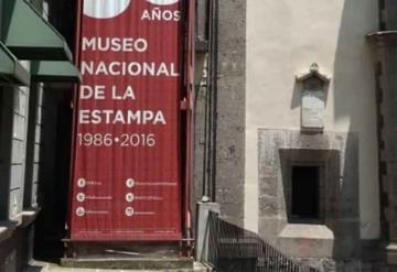 Se desploma anexo del Museo de la Estampa en la Ciudad de México