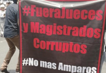 Protestan contra ´jueces corruptos´ 