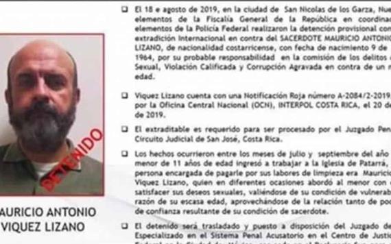 Cura pederasta huyó de Costa Rica y se escondía en México; lo detectaron por su red social