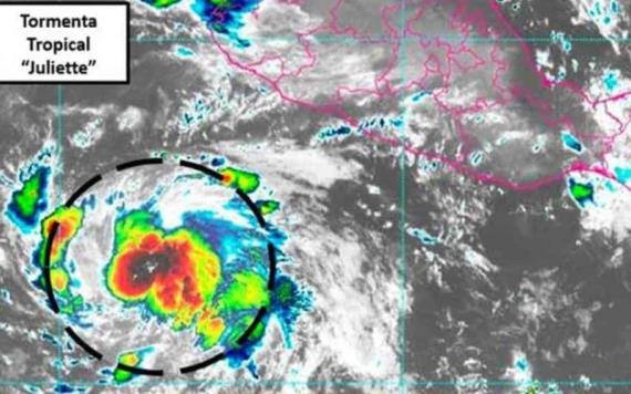 Se forma tormenta tropical "Juliette" en el Pacífico mexicano