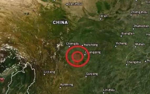 Sismo de magnitud 5.4 sacudió a China