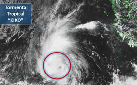 Se formó la tormenta tropical Kiko en México