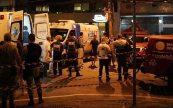 Incendio en hospital de Río de Janeiro, deja 11 muertos