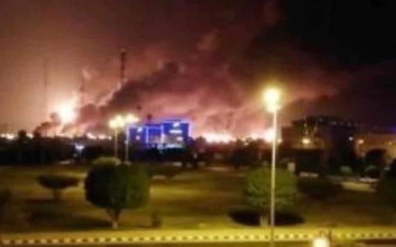 Ataque con drones causa un gran incendio en refinerías de Arabia Saudita