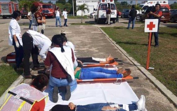 Reconocen labor de la Cruz Roja en Tabasco