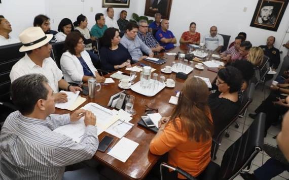 El alcalde Evaristo Hernández, realiza una segunda reunión para estar listos por fuertes lluvias