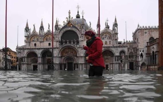 Venecia sufre su peor inundación en 53 años