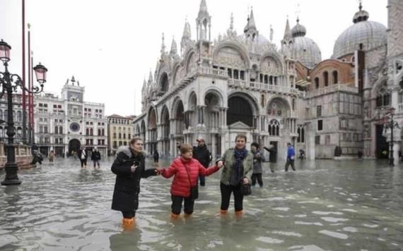 Se prepara Venecia para una nueva marea alta
