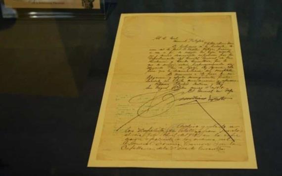 Exhibe UNAM carta inédita de Emiliano Zapata