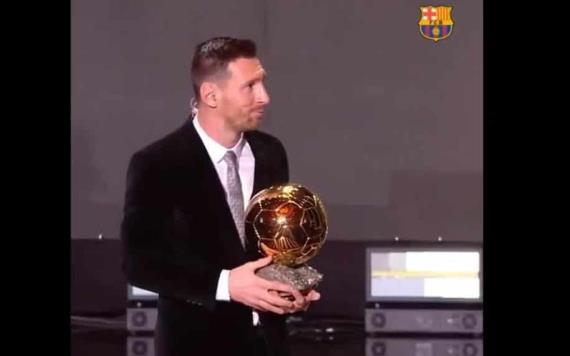 Consigue Lionel Messi su sexto Balón de Oro