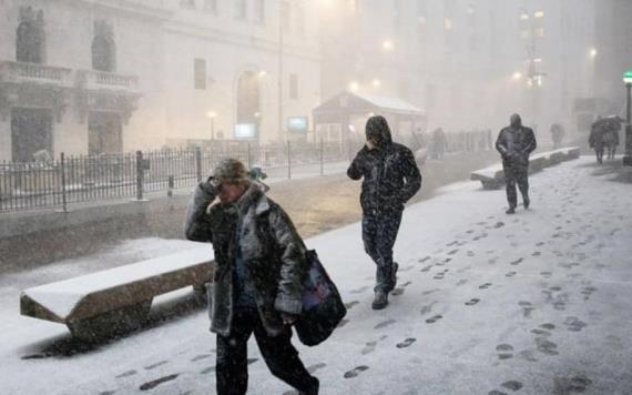 Muertes y accidentes por nevadas en EUA