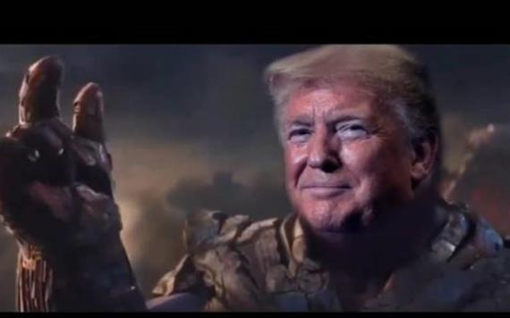 ¿Thanos con la cara de Trump? Lo hicieron para un video electoral