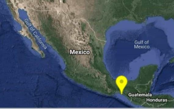 Se registra sismo de 5.4 en Chiapas