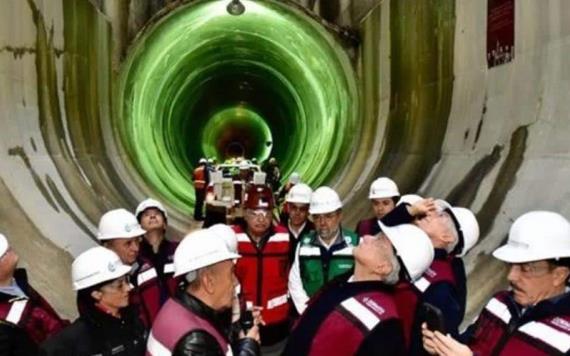 Inaugura AMLO Túnel Emisor Oriente tras 11 años de obras