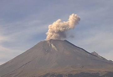 Reporta Cenapred 171 exhalaciones del volcán Popocatépetl