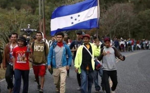 Ingresaron a México más de 700 hondureños de la caravana migrante