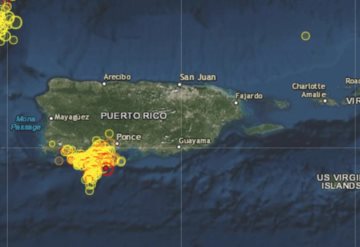 Registran sismo de 5 grados en Puerto Rico