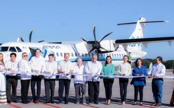 Arranca Aeromar nueva ruta aérea de Villahermosa a destinos del Sureste