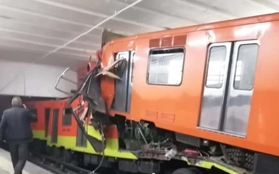 Chocan vagones del Metro de la CDMX, hay un muerto y más de 40 heridos