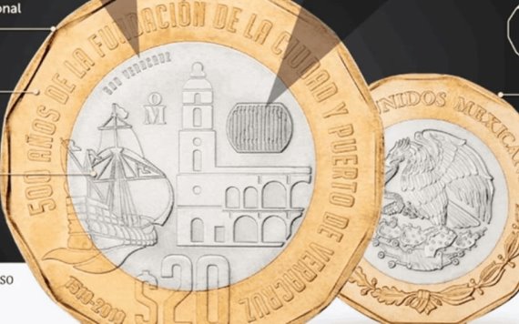 Se pone en circulación la nueva moneda de 20 pesos: Banxico
