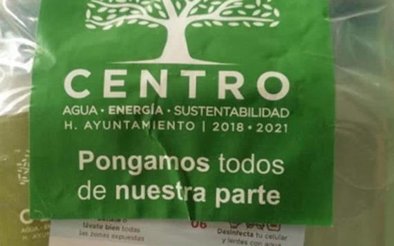 Entrega Ayuntamiento de Centro 40 mil kits sanitarios a quienes realicen actividades fundamentales