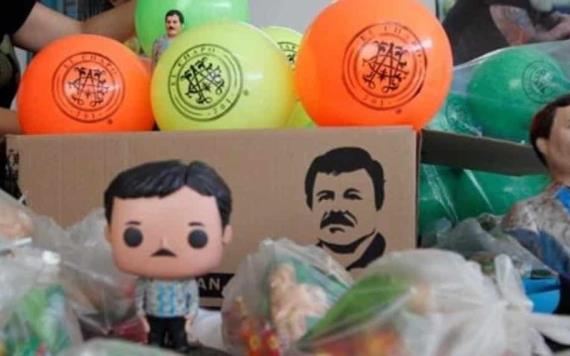 Hija del ´Chapo´ Guzmán regala juguetes con la imagen de su padre