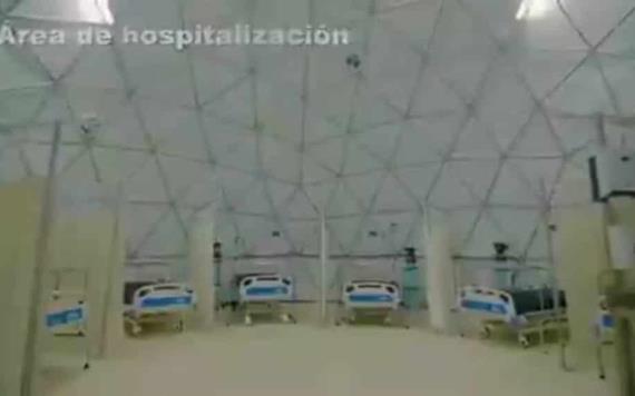 Conoce el interior del anexo del hospital Juan Graham donde se atienda a pacientes con COVID-19