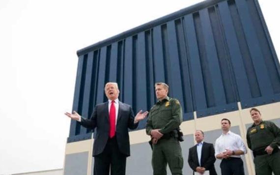 Afirma Donald Trump que Estados Unidos ya cuenta con más de 290 kilómetros construidos de muro