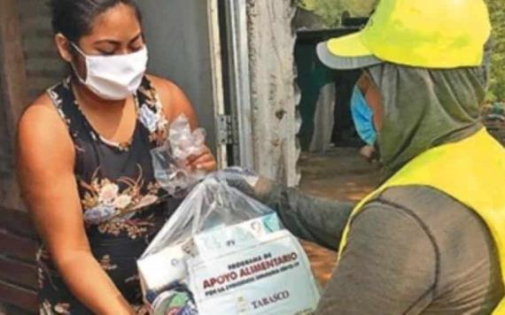 Llegan despensas de la Jornada de Apoyo Alimentario a Balancán, Centla y Centro