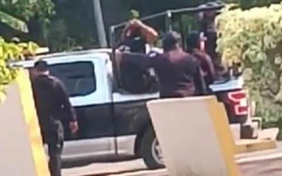 Fuerte persecución deja a tres detenidos en Tabasco