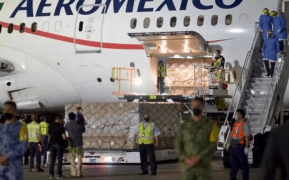 Arriba a México el décimo cargamento con insumos médicos desde China