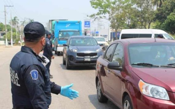 Endurecerá SSPC medidas en filtros de revisión sanitario y de vialidad en Tabasco